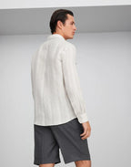 White Linen Dress Shirt