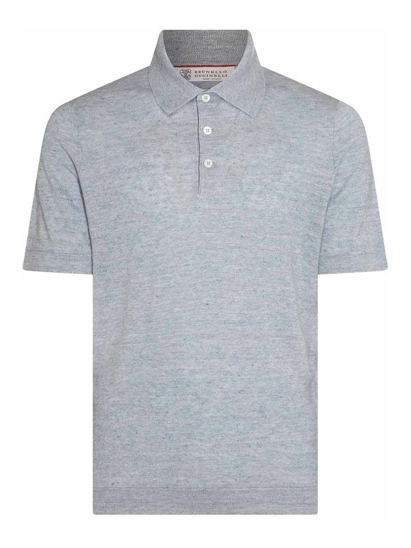 Light Blue Linen Shortsleeve Shirt