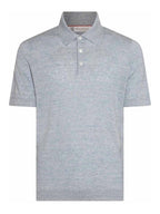 Light Blue Linen Shortsleeve Shirt