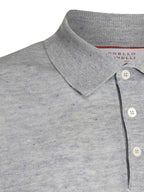 Light Blue Linen Shortsleeve Shirt