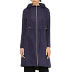 Blue Polyester Coat