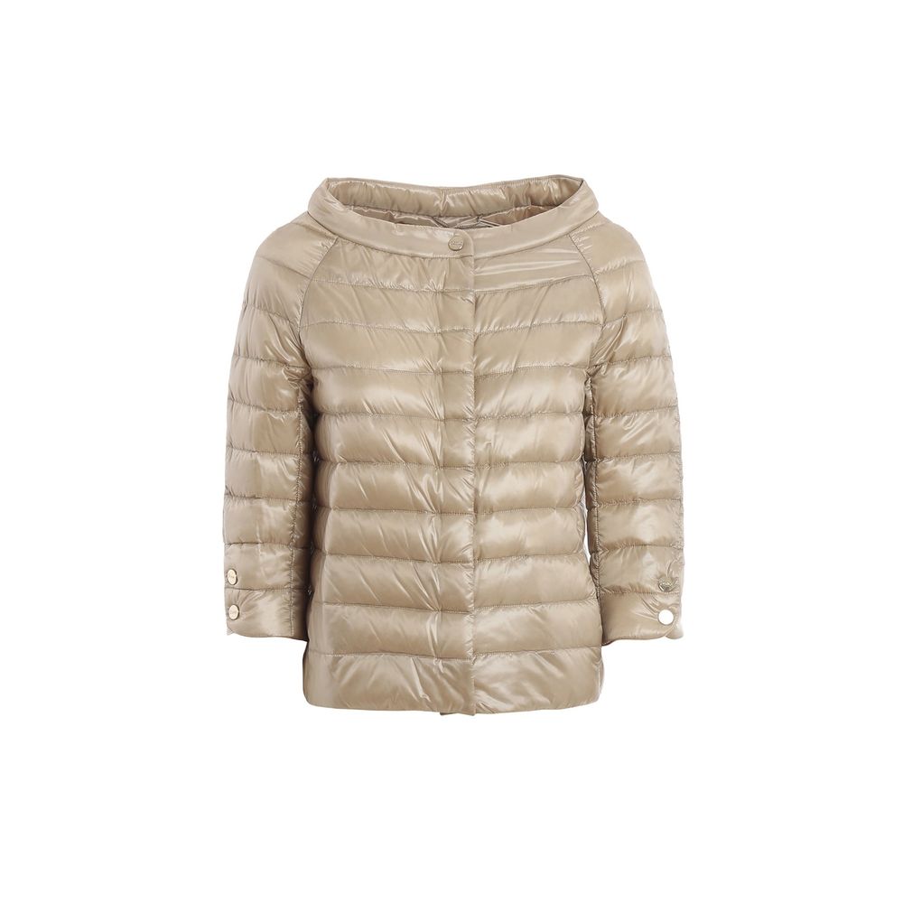 Beige Polyamide Coat