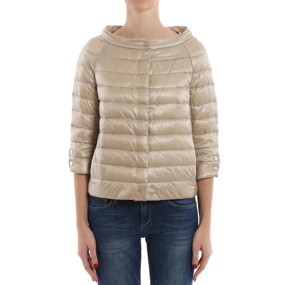 Beige Polyamide Coat