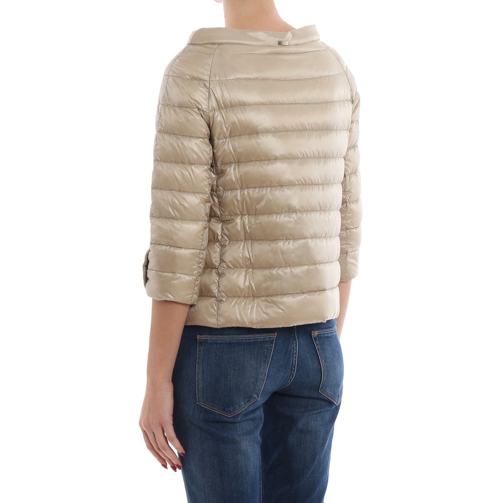 Beige Polyamide Coat