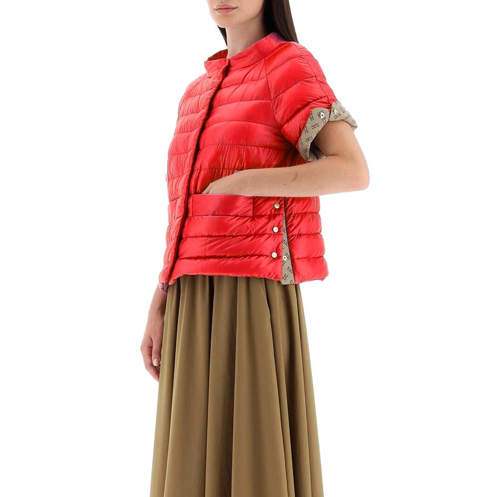 Multicolor Polyamide Full-Length Jacket