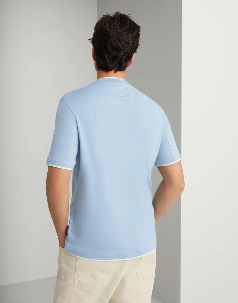 Bicolor Cotton T-Shirt
