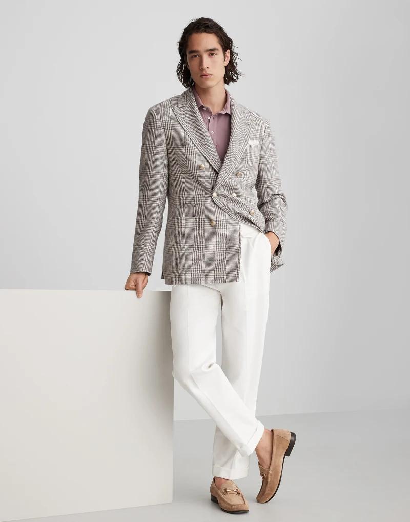 Bicolor Cotton Polo Shirt