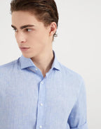 Blue Linen Shirt