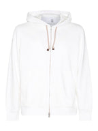 White Cotton Sweatshirt