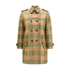 Multicolor Polyester Coat