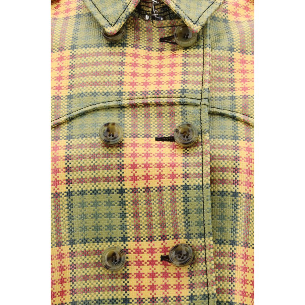 Multicolor Polyester Coat