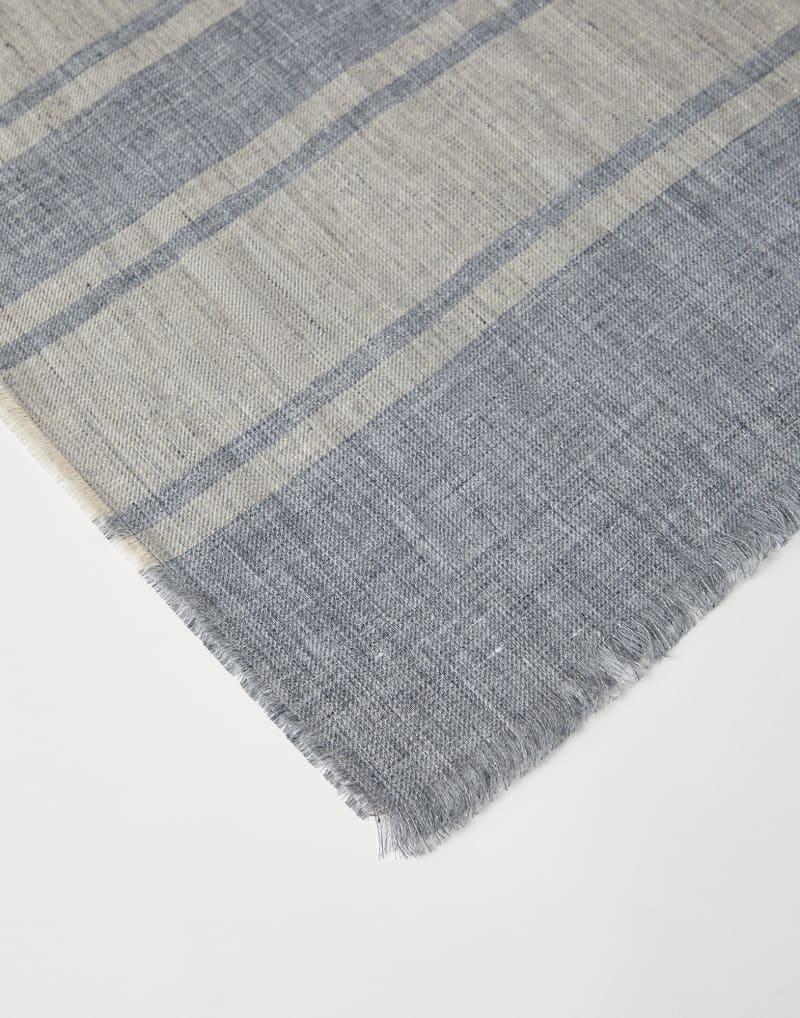 Bicolor Linen Scarf