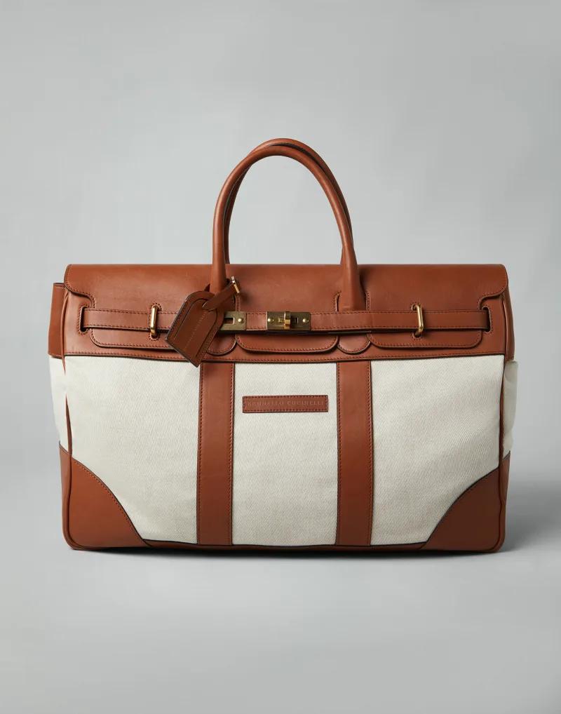 Natural Cotton Briefcase
