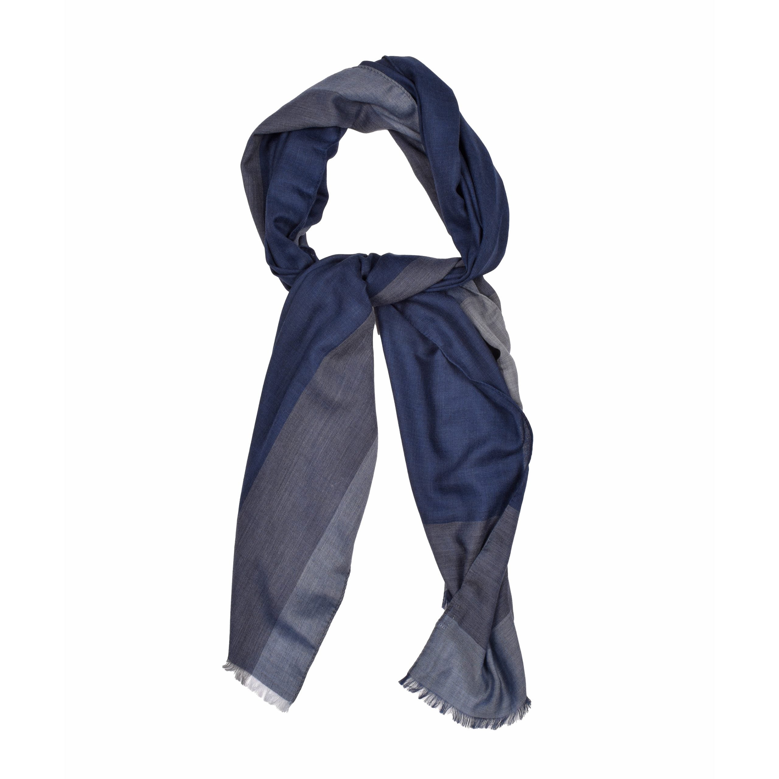 Bicolor Cashmere Scarf