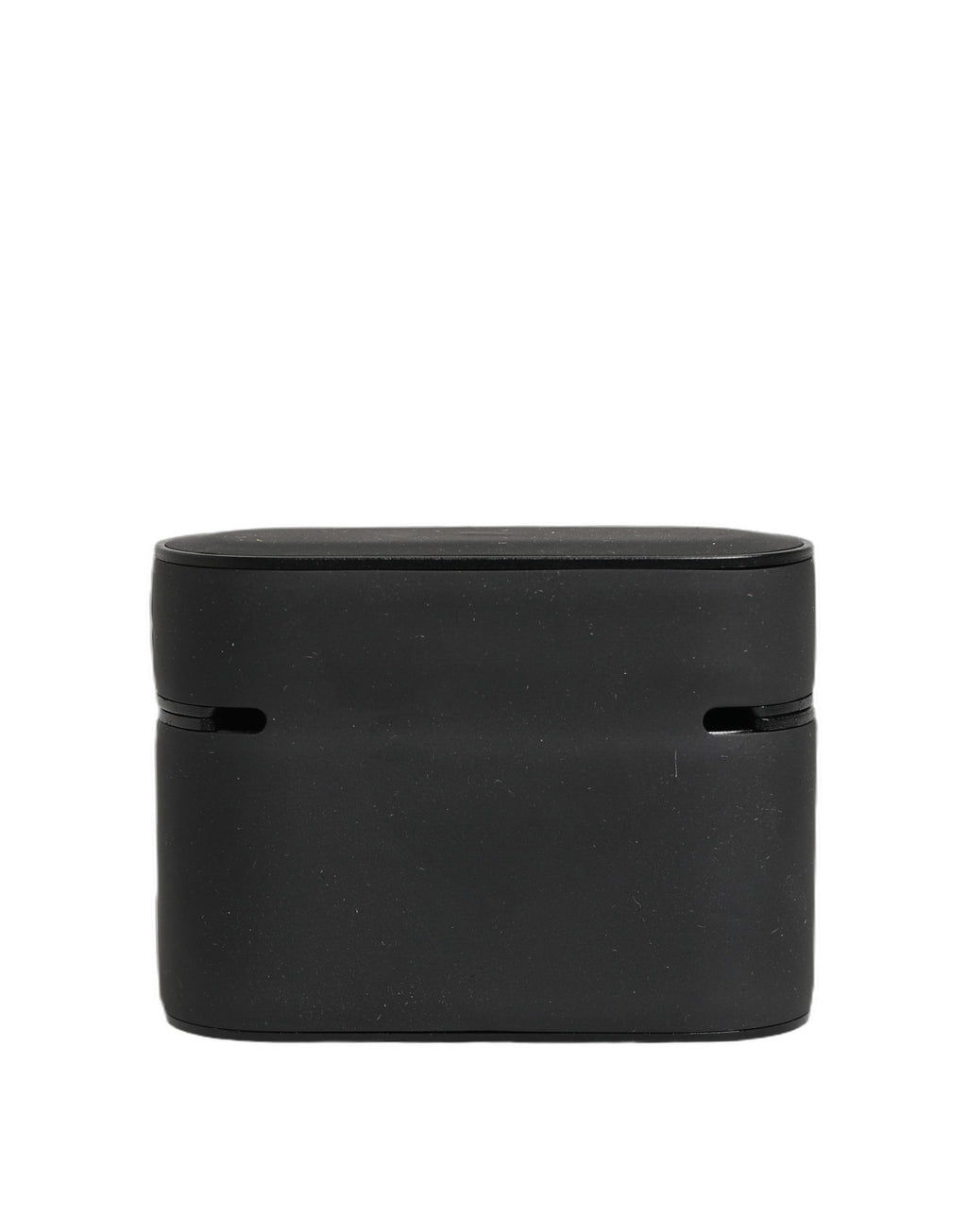 Case Black PVC Embossed Logo Flip Holder Women Airpods