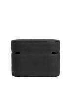Case Black PVC Embossed Logo Flip Holder Women Airpods
