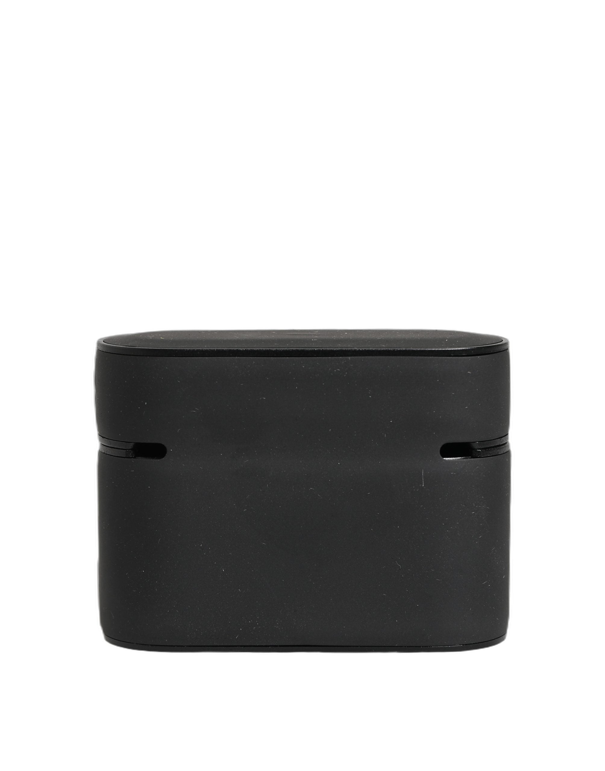 Case Black PVC Embossed Logo Flip Holder Women Airpods