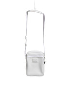 White Logo Plaque Crossbody Shoulder Borse Men Bag