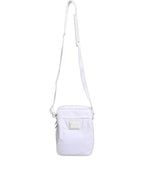 White Logo Plaque Crossbody Shoulder Borse Men Bag