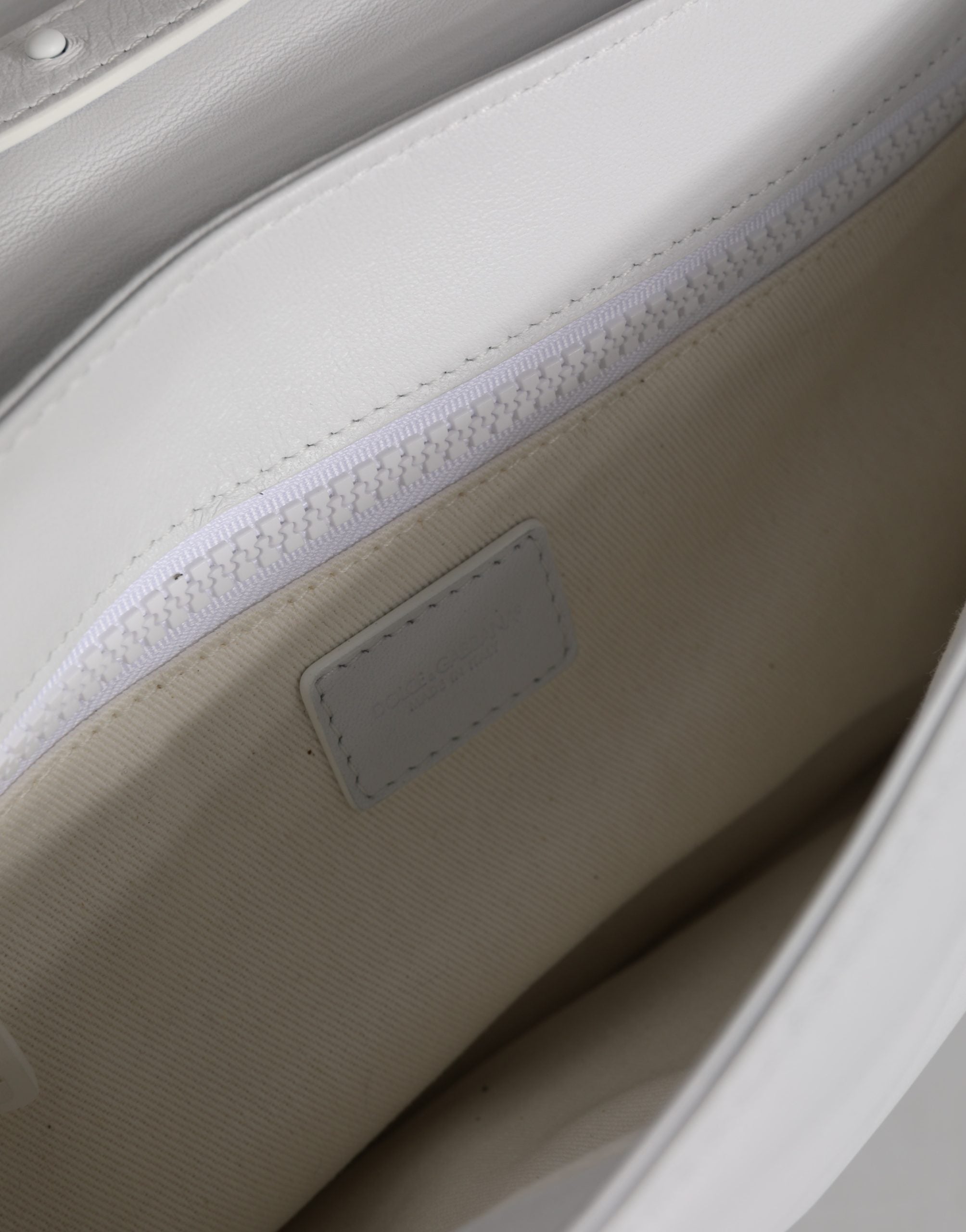 White Logo Plaque Crossbody Shoulder Borse Women Bag