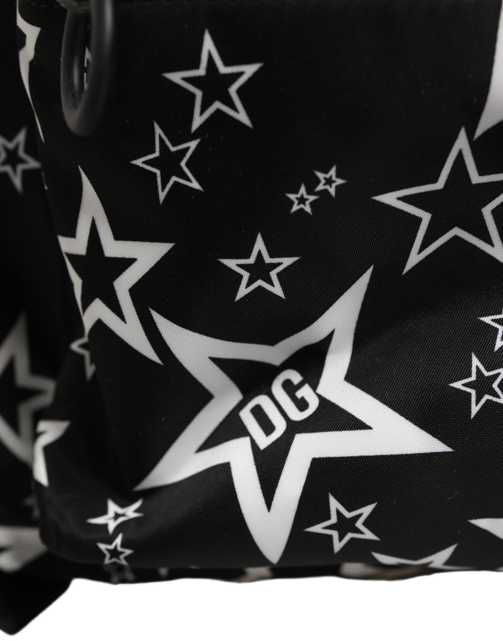 Black Millenial Stars Nylon Travel Backpack Borse Bag