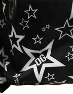 Black Millenial Stars Nylon Travel Backpack Borse Bag