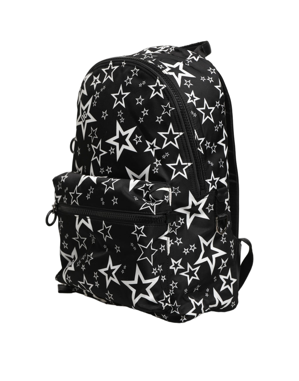 Black Millenial Stars Nylon Travel Backpack Borse Bag