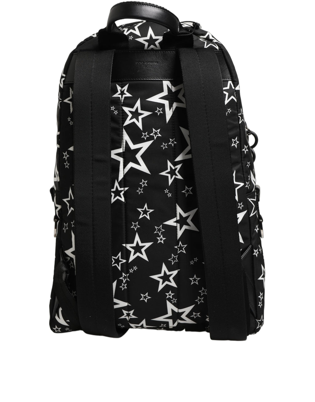 Black Millenial Stars Nylon Travel Backpack Borse Bag