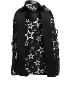 Black Millenial Stars Nylon Travel Backpack Borse Bag