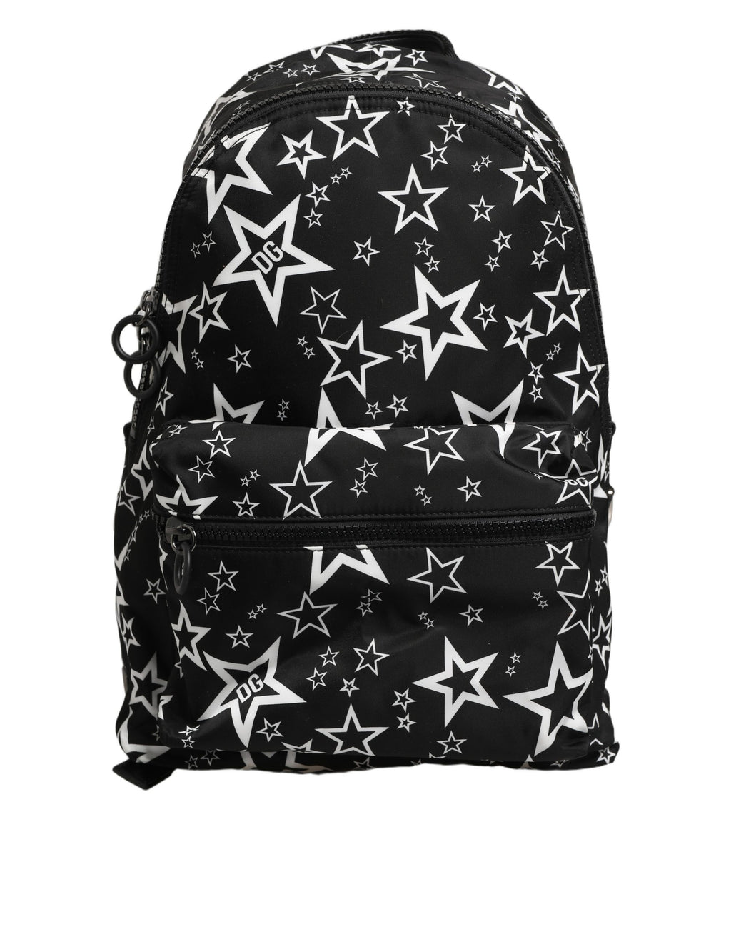 Black Millenial Stars Nylon Travel Backpack Borse Bag