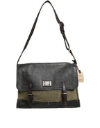 Military Green Two Tone Messenger Shoulder Borse Men Bag