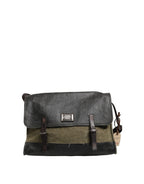 Military Green Two Tone Messenger Shoulder Borse Men Bag