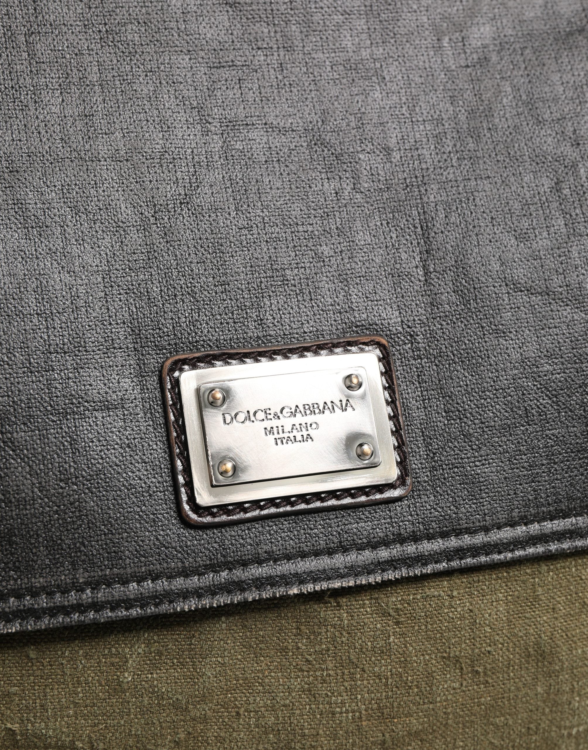 Military Green Two Tone Messenger Shoulder Borse Men Bag