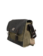 Military Green Two Tone Messenger Shoulder Borse Men Bag