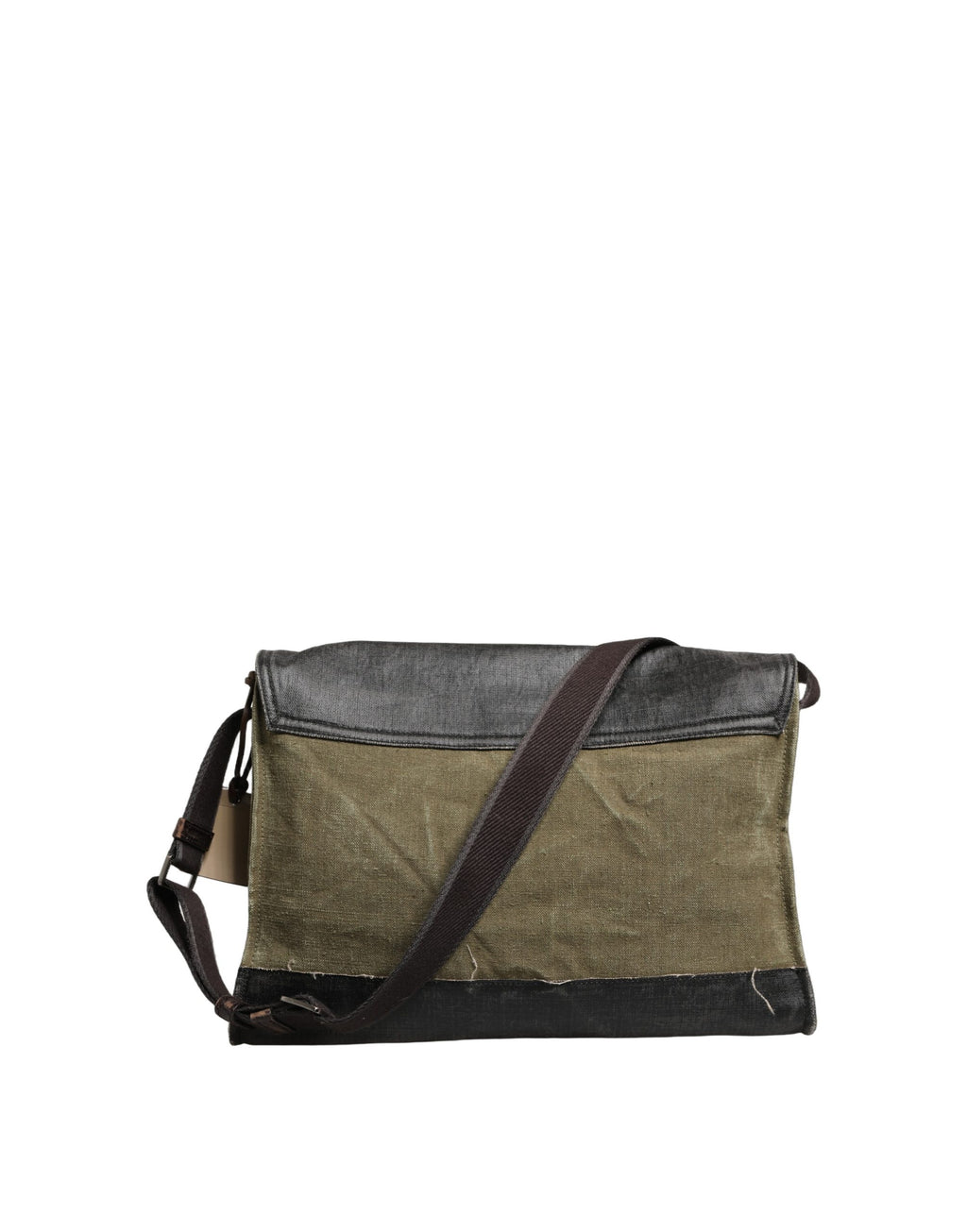 Military Green Two Tone Messenger Shoulder Borse Men Bag