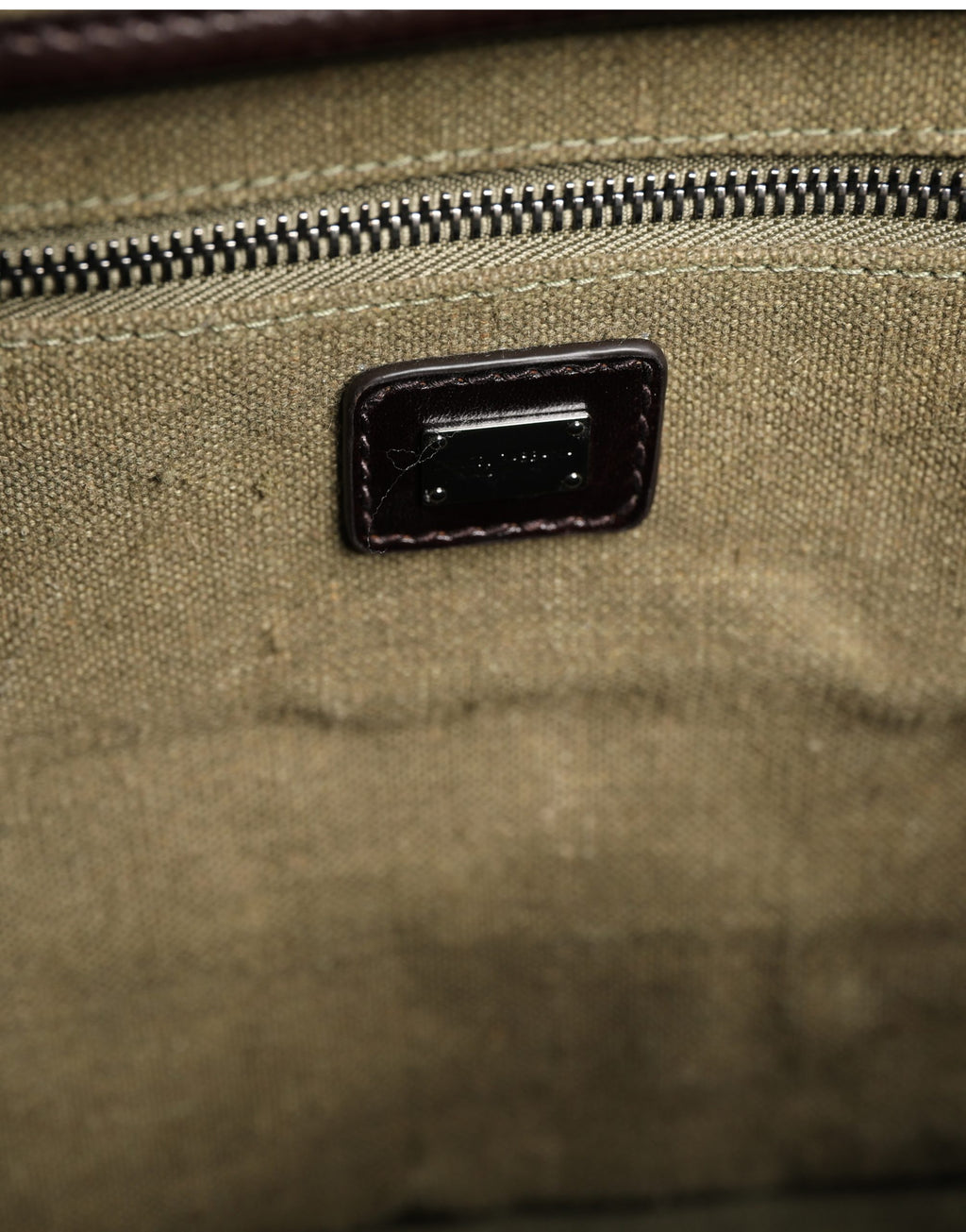 Military Green Two Tone Tote Duffel Shoulder Borse Bag