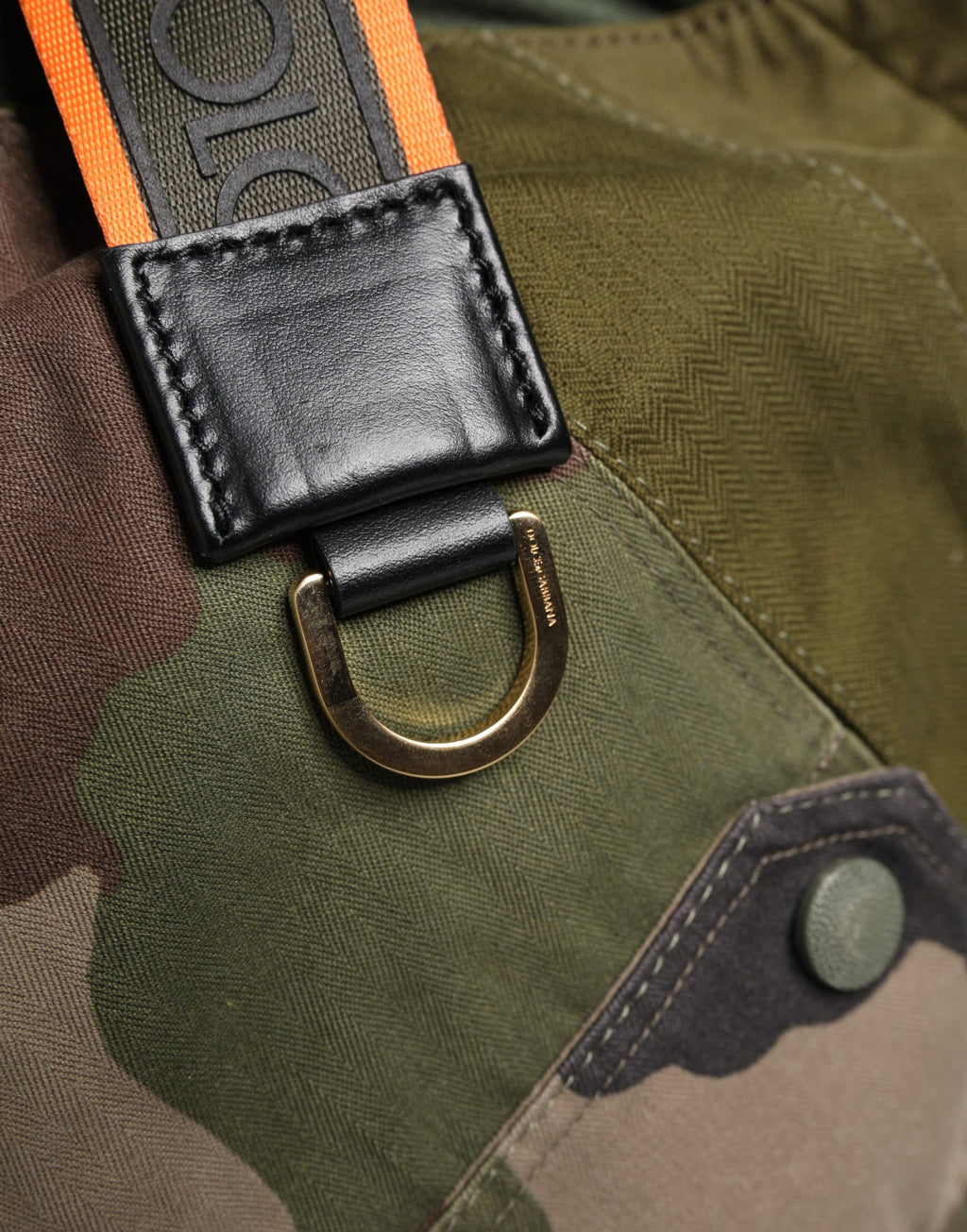 Military Green Patchwork Rucksack Backpack Borse Men Bag