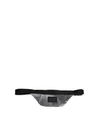 Black Nylon Brass Plate Camouflage Waist Fanny Pack Bag