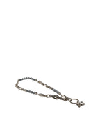 Silver Tone Chain Signature DG Logo Pendant Necklace
