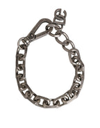 Silver Tone Heavy Chain Link Signature DG Logo Bracelet