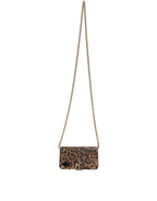 Flip Cover Brown Leopard Crystal iPhone X - XS Case