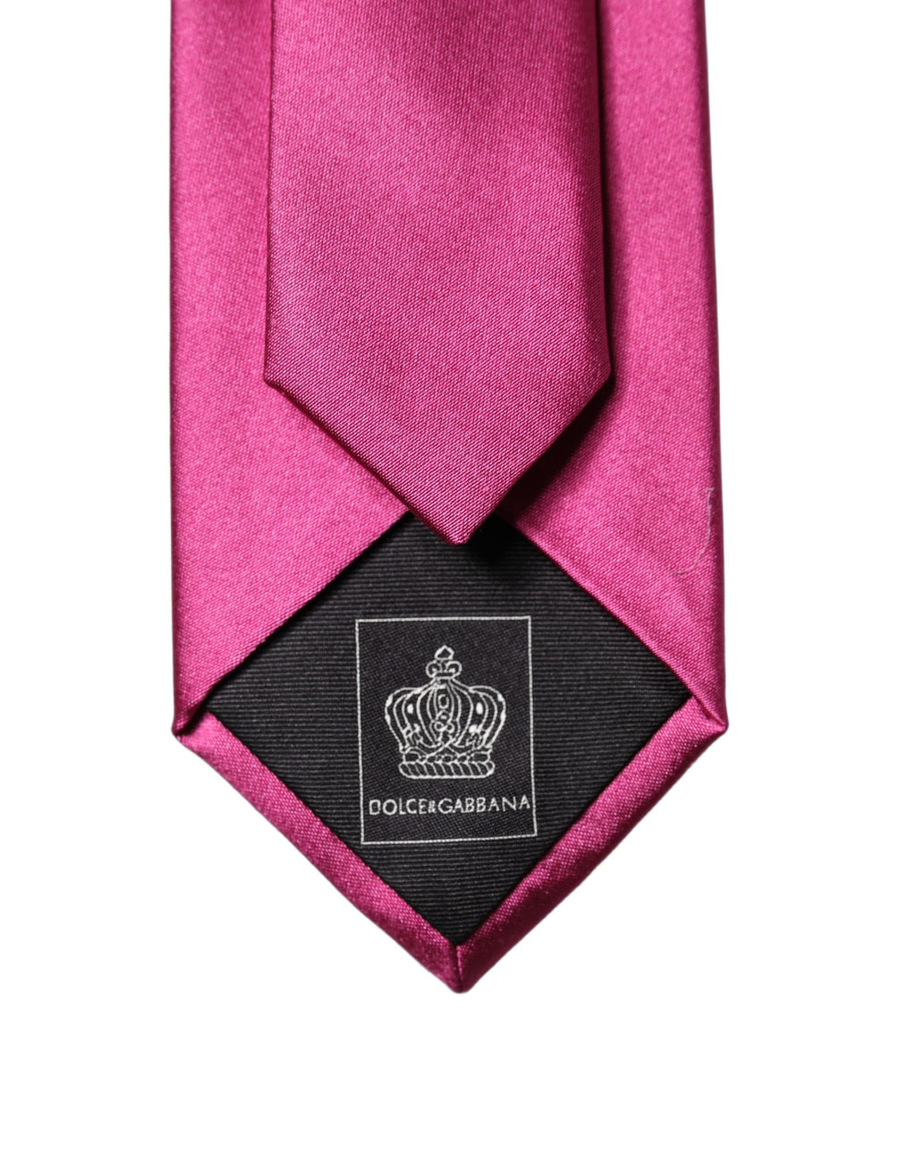 Fuchsia Pink Silk Satin Wide Adjustable Men Necktie Tie