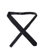 Dark Blue Solid 100% Silk Adjustable Men Necktie Tie