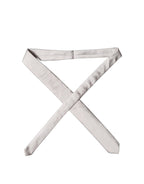 Light Gray Silk Satin Wide Adjustable Men Necktie Tie