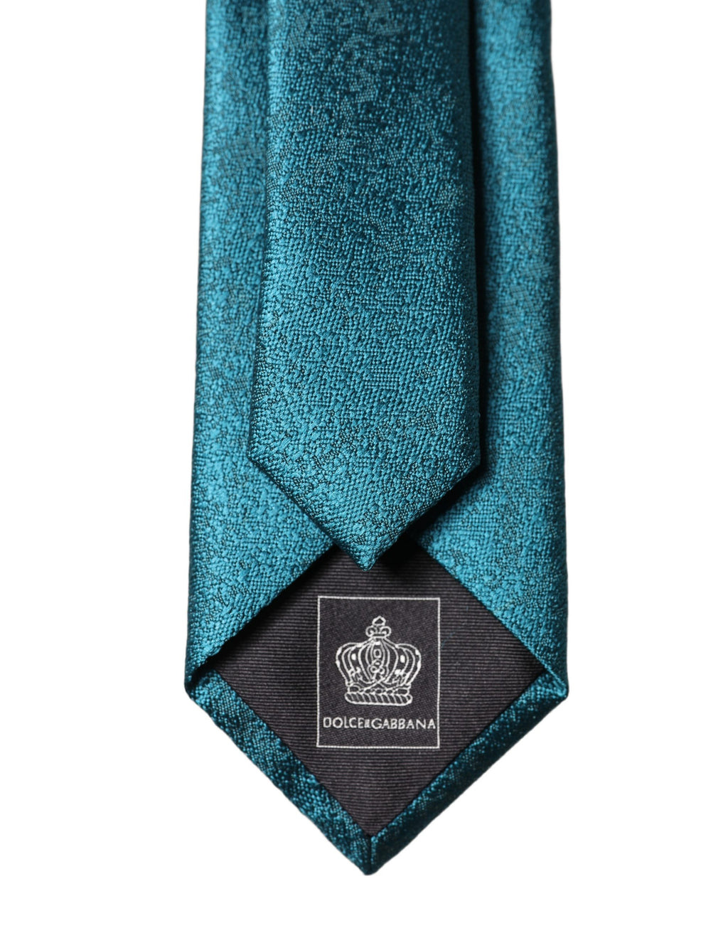 Deep Teal Solid Silk Adjustable Men Tied Necktie Tie