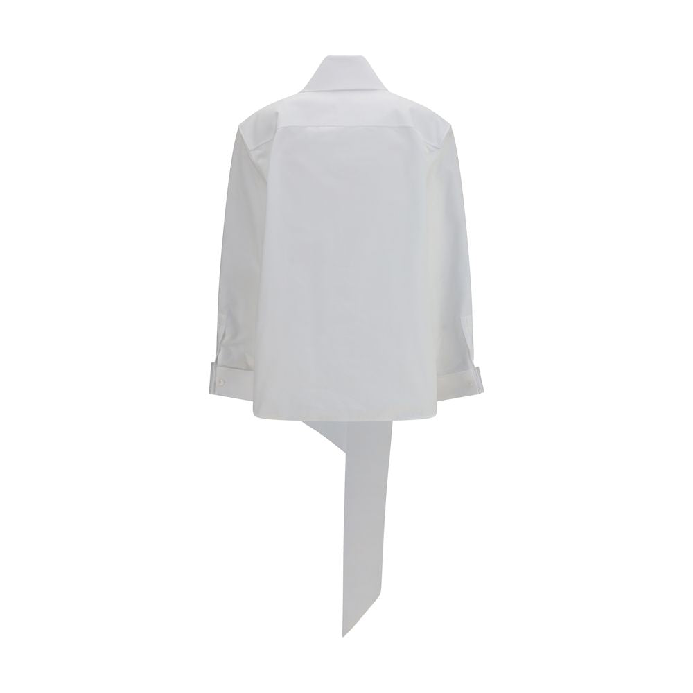 White Cotton Dress Shirt