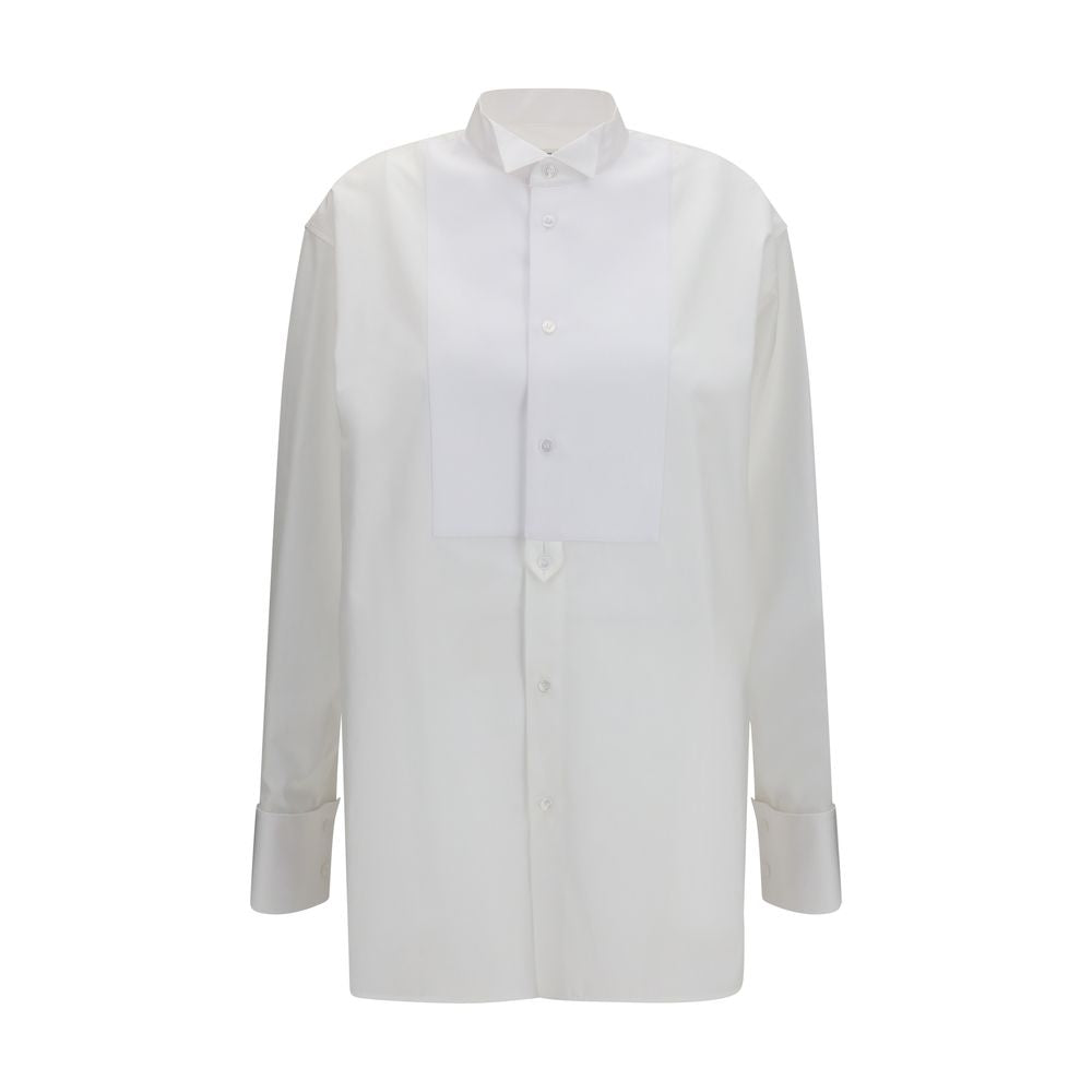 White Cotton Dress Shirt