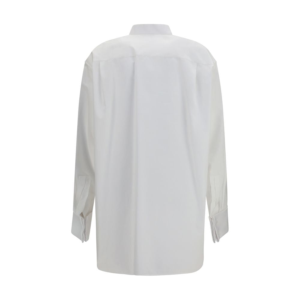 White Cotton Dress Shirt