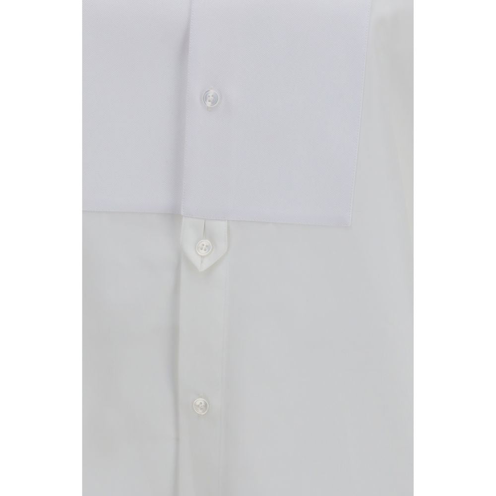 White Cotton Dress Shirt