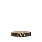 Black Calf Leather Bos Taurus Belt